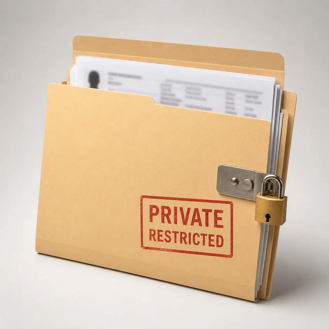confidential file