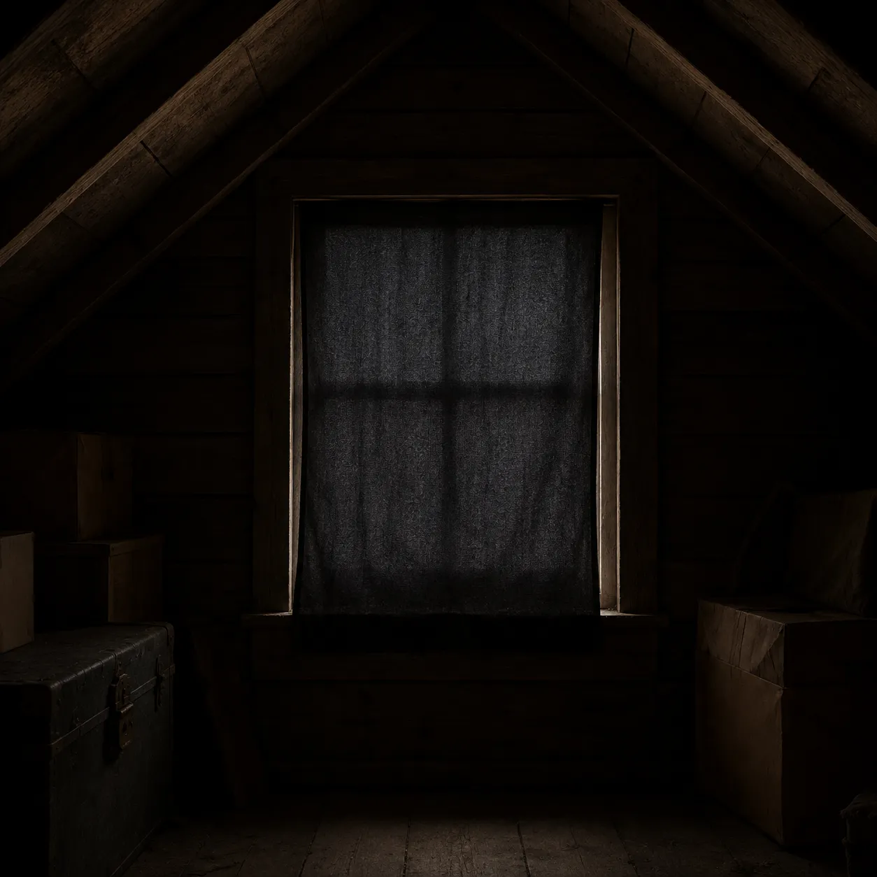 darkened