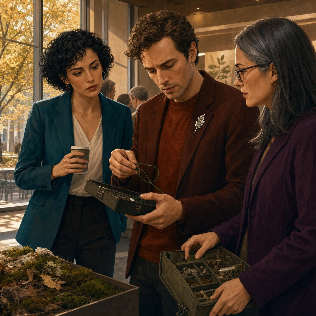 Mara chooses to ask Theo about the unusual wire instead of leaving their awkward conversation.